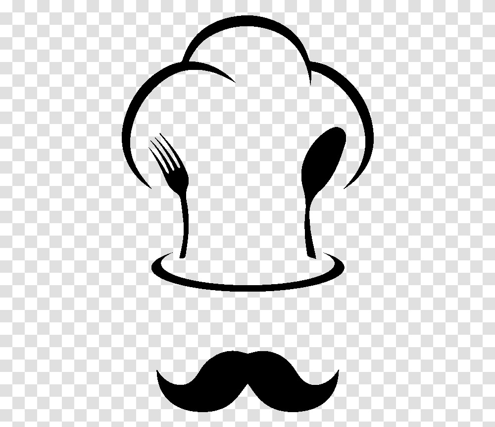 Sticker Toque De Chef Et Moustache Clipart Download Clipart Male Chef, Gray, World Of Warcraft Transparent Png
