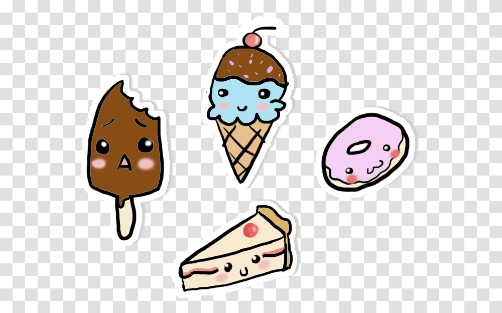 Sticker Tumblr Food, Cream, Dessert, Creme, Ice Cream Transparent Png