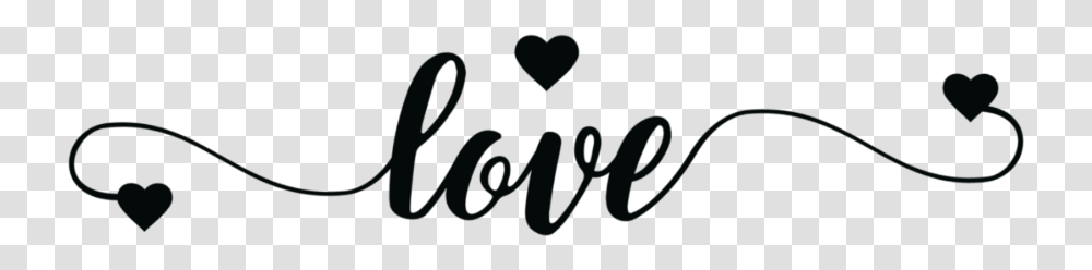 Sticker Tumblr Trendy Aesthetic Black Heart Love Calligraphy, Alphabet, Handwriting, Word Transparent Png