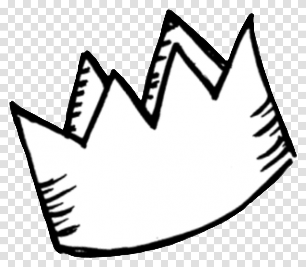 Sticker Tumblr White Crown Cute Aesthetic Royalty, Axe, Tool, Stencil Transparent Png