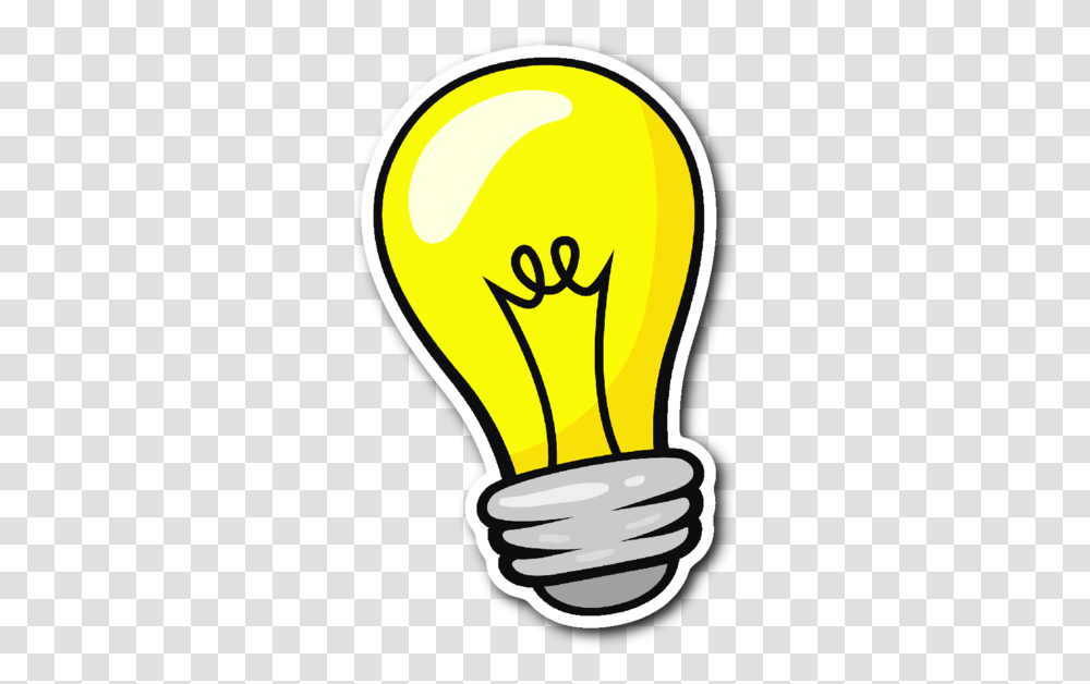 Sticker Tumblr Yellow, Light, Lightbulb Transparent Png