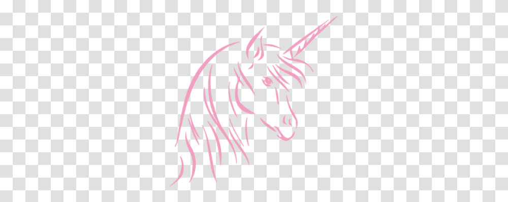 Sticker Unicorn Head Sketch, Text, Logo, Symbol, Trademark Transparent Png