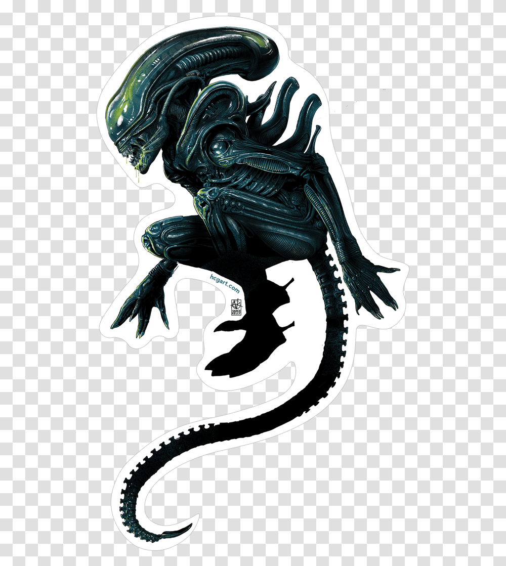 Sticker Xenomorph, Statue, Sculpture, Art, Dragon Transparent Png
