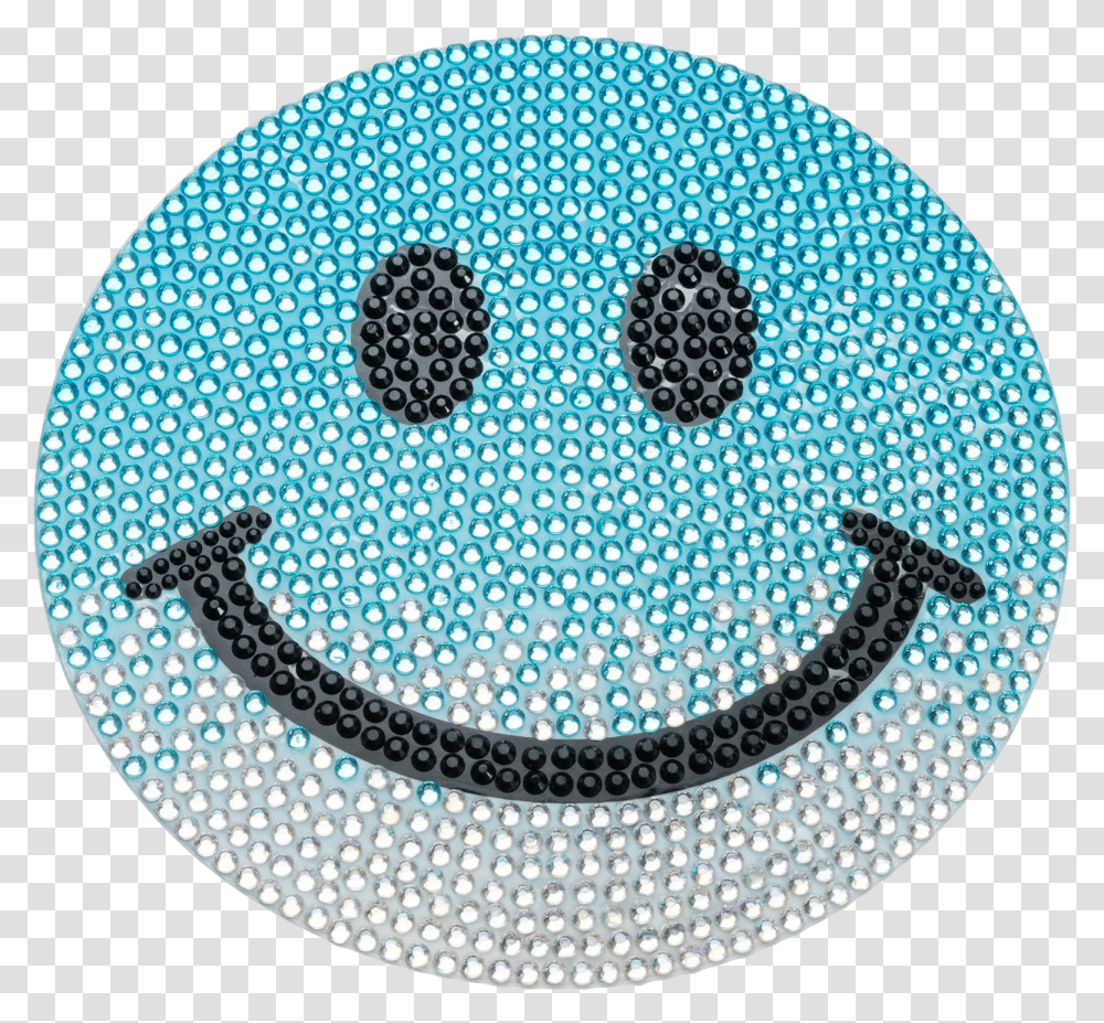 Stickerbeans 5 Inch Gradient Happy Face Emoji Rhinestone Sticker Decal Transparent Png
