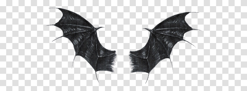 Stickergang Black Demon Dragon Wings Sweet Dragon Wings, Wildlife, Animal, Bat Transparent Png