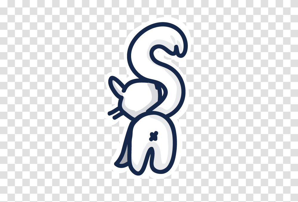 Stickerpop Cat Butt, Label, Logo Transparent Png