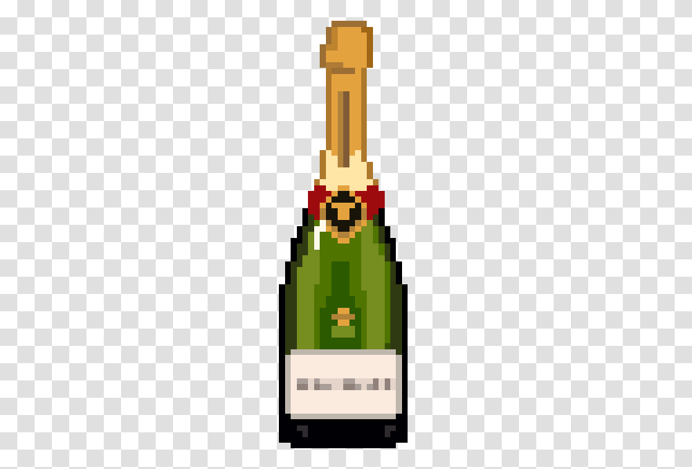 Stickerpop Pixel Emoji, Bottle, Beverage, Alcohol, Liquor Transparent Png