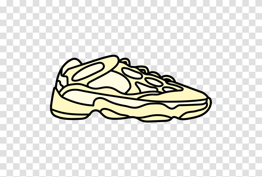 Stickerpop Yeezy Super Moon Yellow, Apparel, Shoe, Footwear Transparent Png