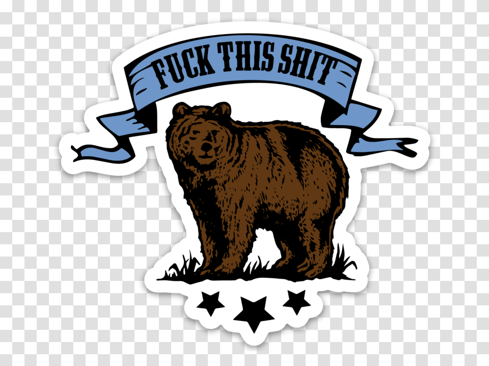 Stickers Bear, Wildlife, Animal, Mammal, Brown Bear Transparent Png