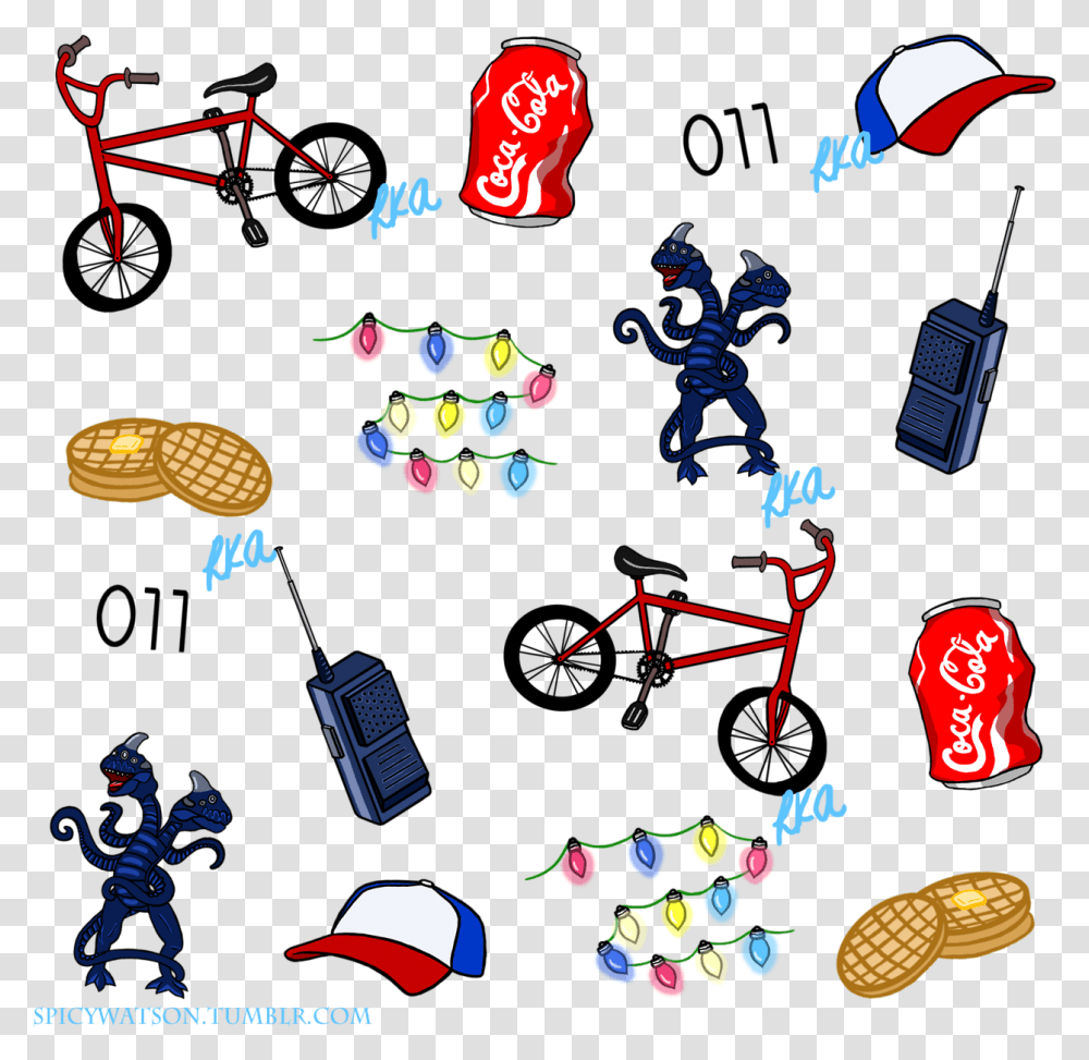 Stickers De Stranger Things Cartoons Cute Stranger Things Stickers, Beverage, Drink, Coke, Coca Transparent Png