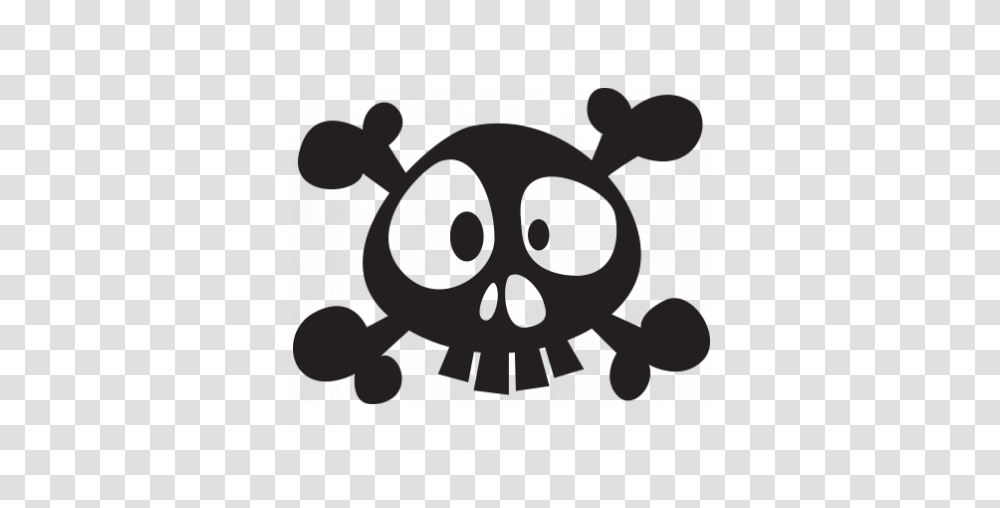 Stickers Decors De Pirate De Mort Negative Positive, Stencil, Logo, Trademark Transparent Png