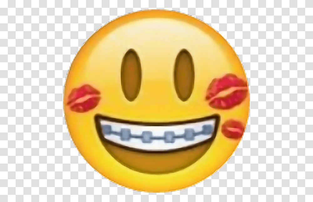 Stickers Emoji Love Kiss Brackets Imagenes De Emojis Con Brackets, Egg, Food, Plant, Toy Transparent Png