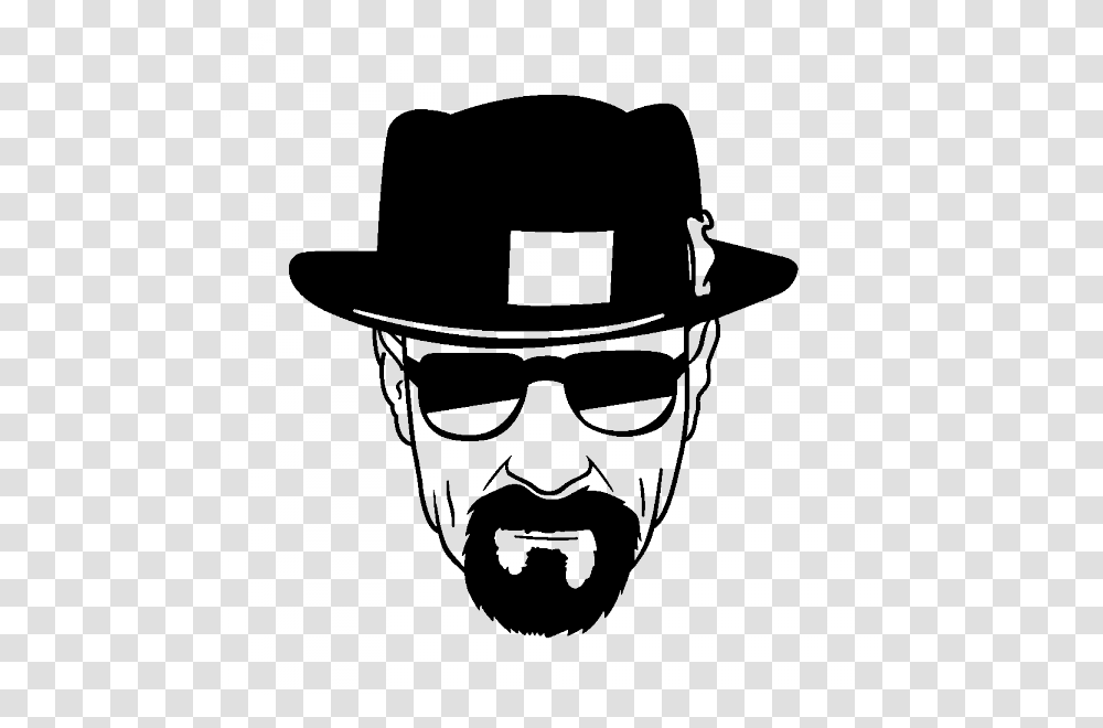 Stickers Heinsenberg 2 Ombre Breaking Bad, Face, Person, Human Transparent Png