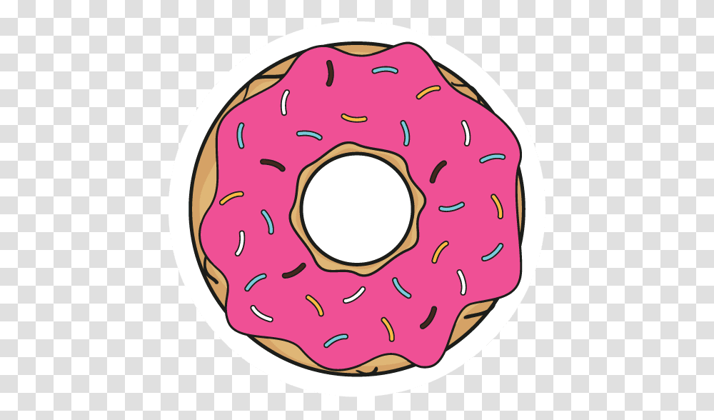 Stickers, Pastry, Dessert, Food, Donut Transparent Png