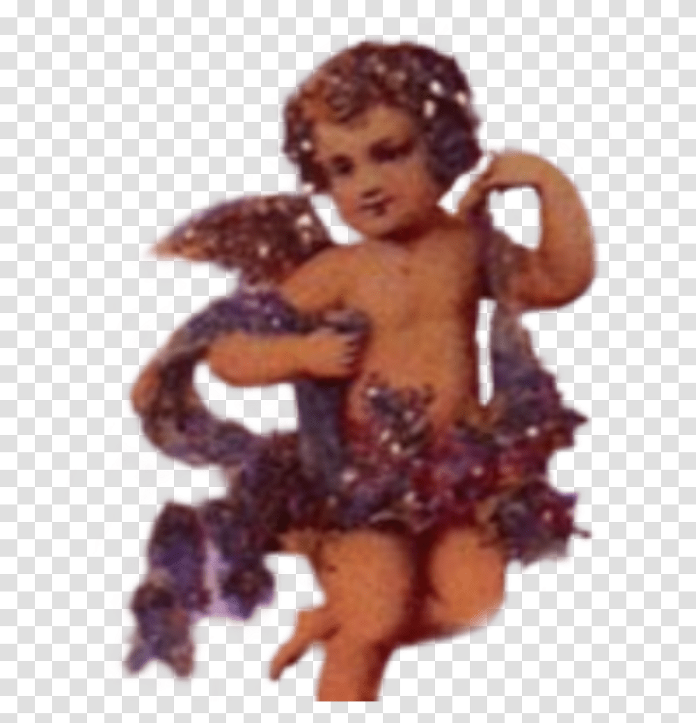 Stickersbabyangel Angel Cute Babygirl Babyboy Doll, Person, Human, Cupid Transparent Png