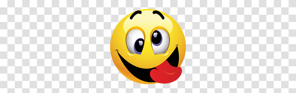Sticking Out Tongue Emoticon Emoticon Sticking Out A Tongue Clip, Pac Man, Soccer Ball, Football, Team Sport Transparent Png