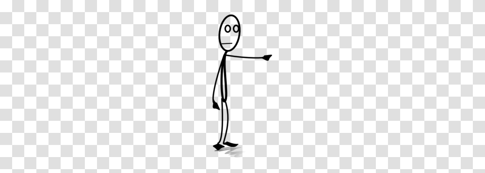 Stickman Pointing To The Right Clip Art For Web, Gray, World Of Warcraft Transparent Png