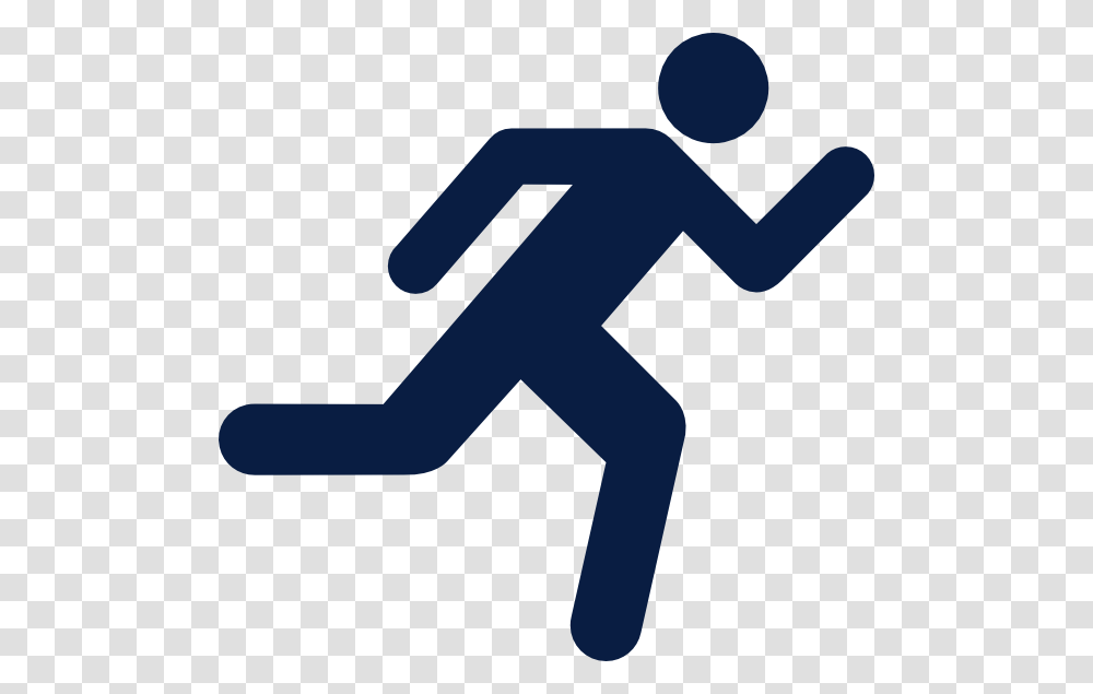 Stickman Running Cliparts Blue Stick Figure Running, Hammer, Logo Transparent Png