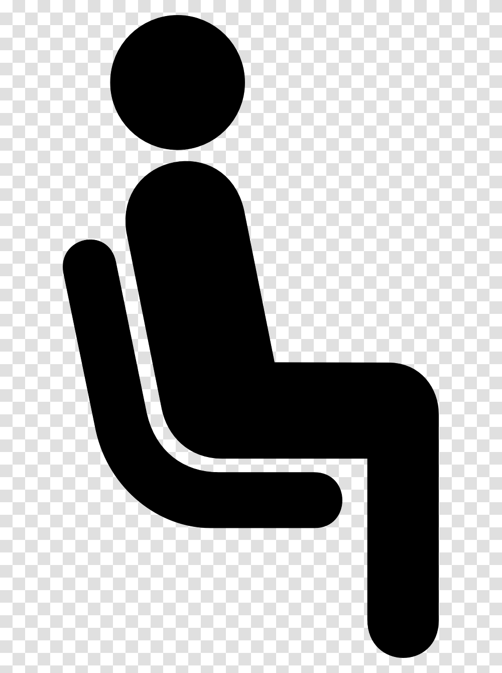 Stickman Sitting On Chair, Gray, World Of Warcraft Transparent Png