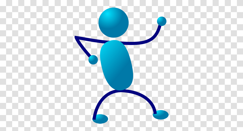 Stickman Stick Figure Blue Man Stick People Clip Art, Cushion, Electronics, Headphones, Headset Transparent Png