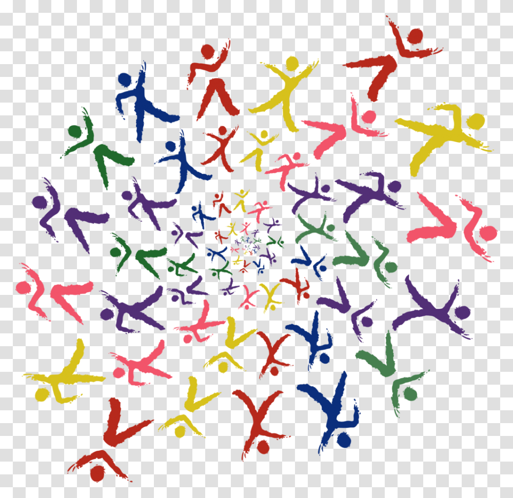 Stickmanspiral, Confetti, Paper, Rug Transparent Png