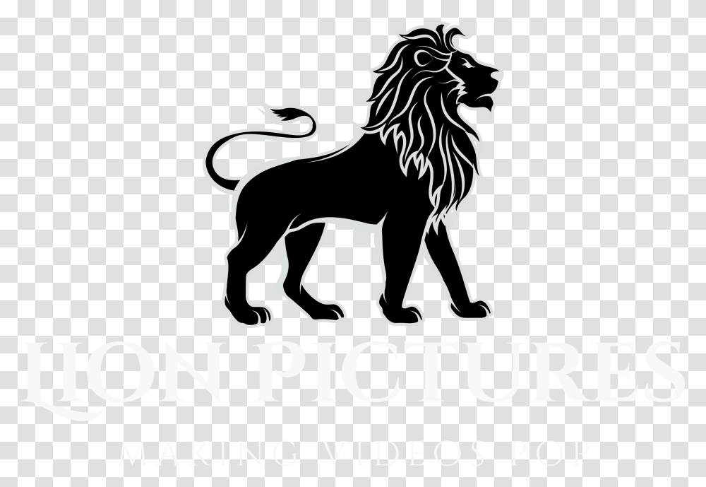 Sticky Logo Masai Lion, Animal, Mammal, Alphabet Transparent Png