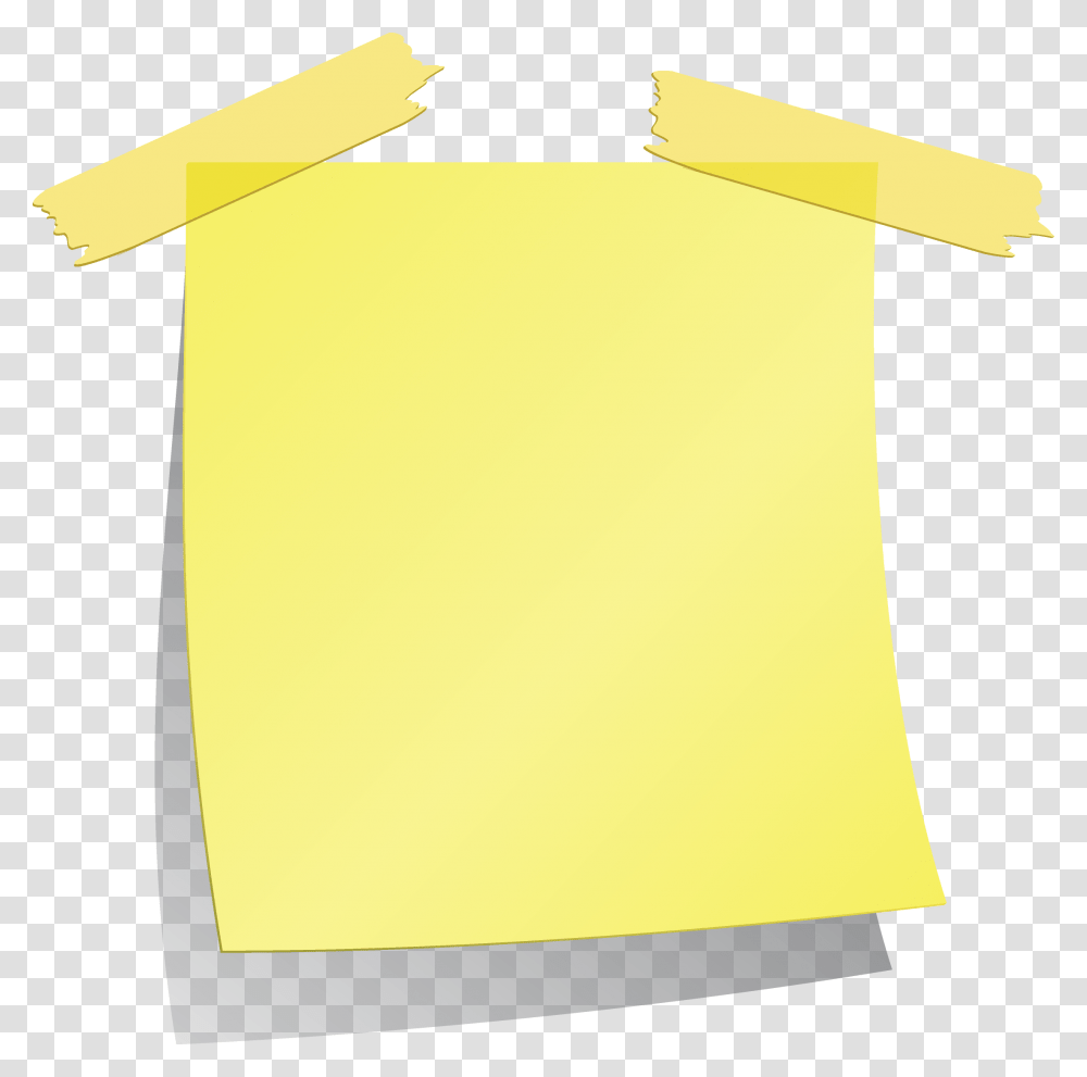 Sticky Note Background Notes, Paper, Bag, File Folder, File Binder Transparent Png