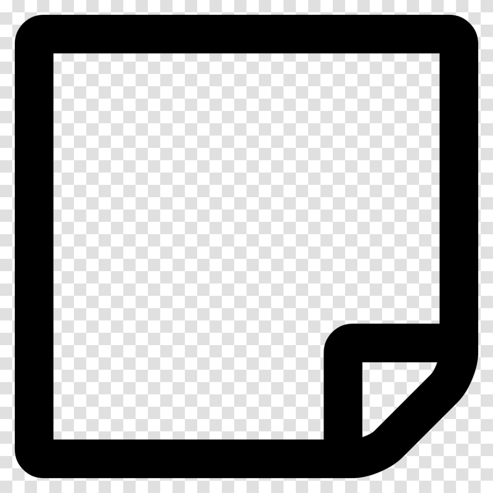 Sticky Note O Icon Free Download, Electronics, Logo, Trademark Transparent Png