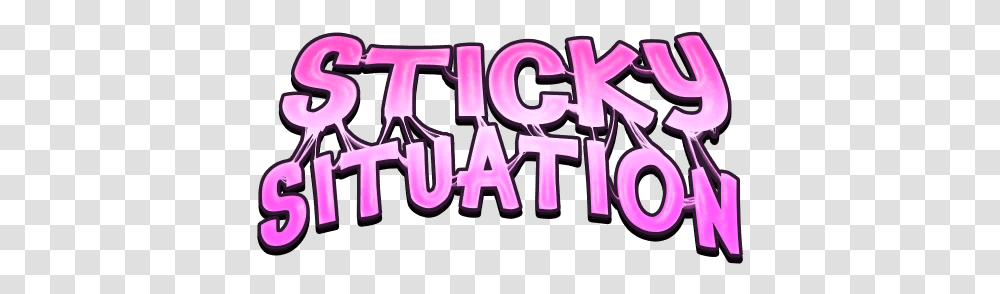 Sticky Situation Cod Tracker Girly, Purple, Text, Word, Alphabet Transparent Png