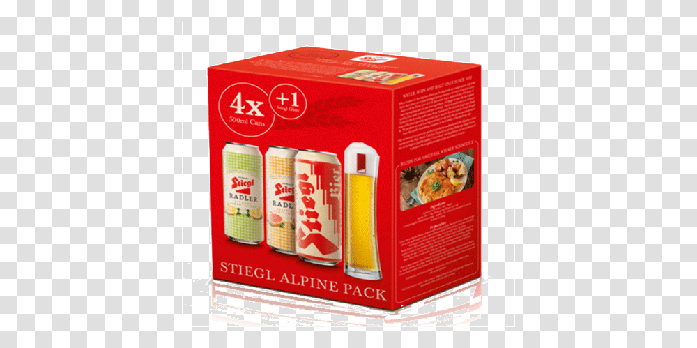 Stiegl Alpine Gift Pack With Glass 4 X 500 Ml Juicebox, First Aid, Bottle, Bowl, Bandage Transparent Png