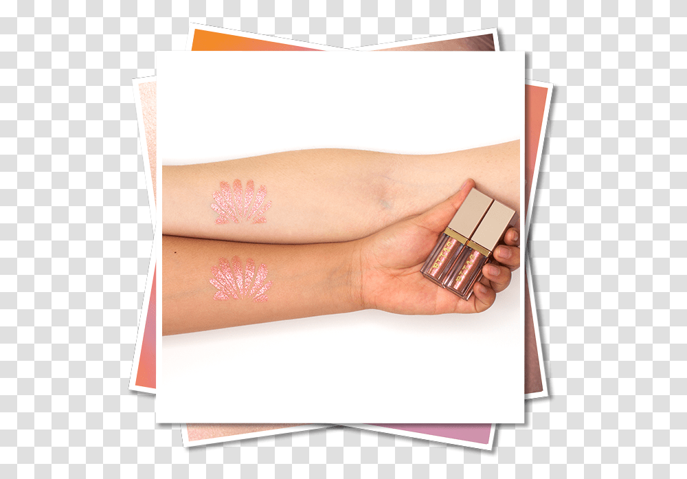Stila Glitter And Glow Coral Crush, Mobile Phone, Electronics, Cell Phone, Person Transparent Png
