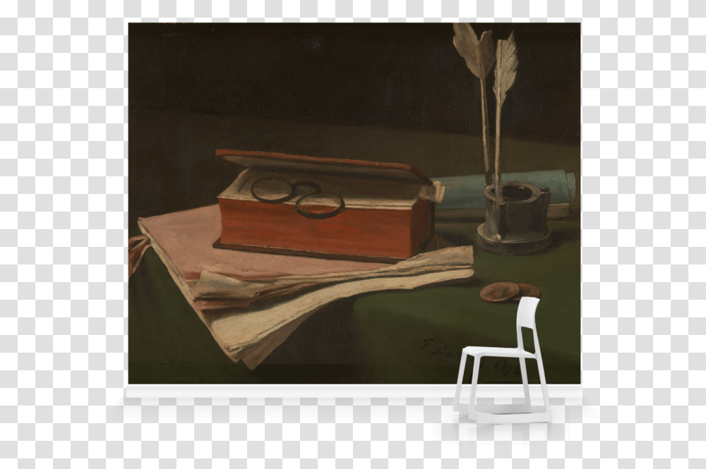 Still Life Book Painting, Furniture, Chair, Table Transparent Png