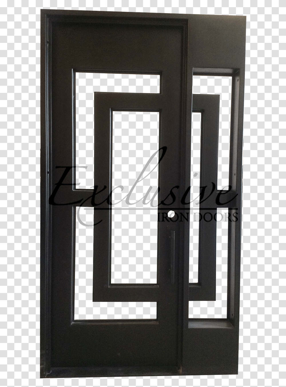 Stillwell Custom Single Iron Door Screen Door, Alphabet, Window Transparent Png