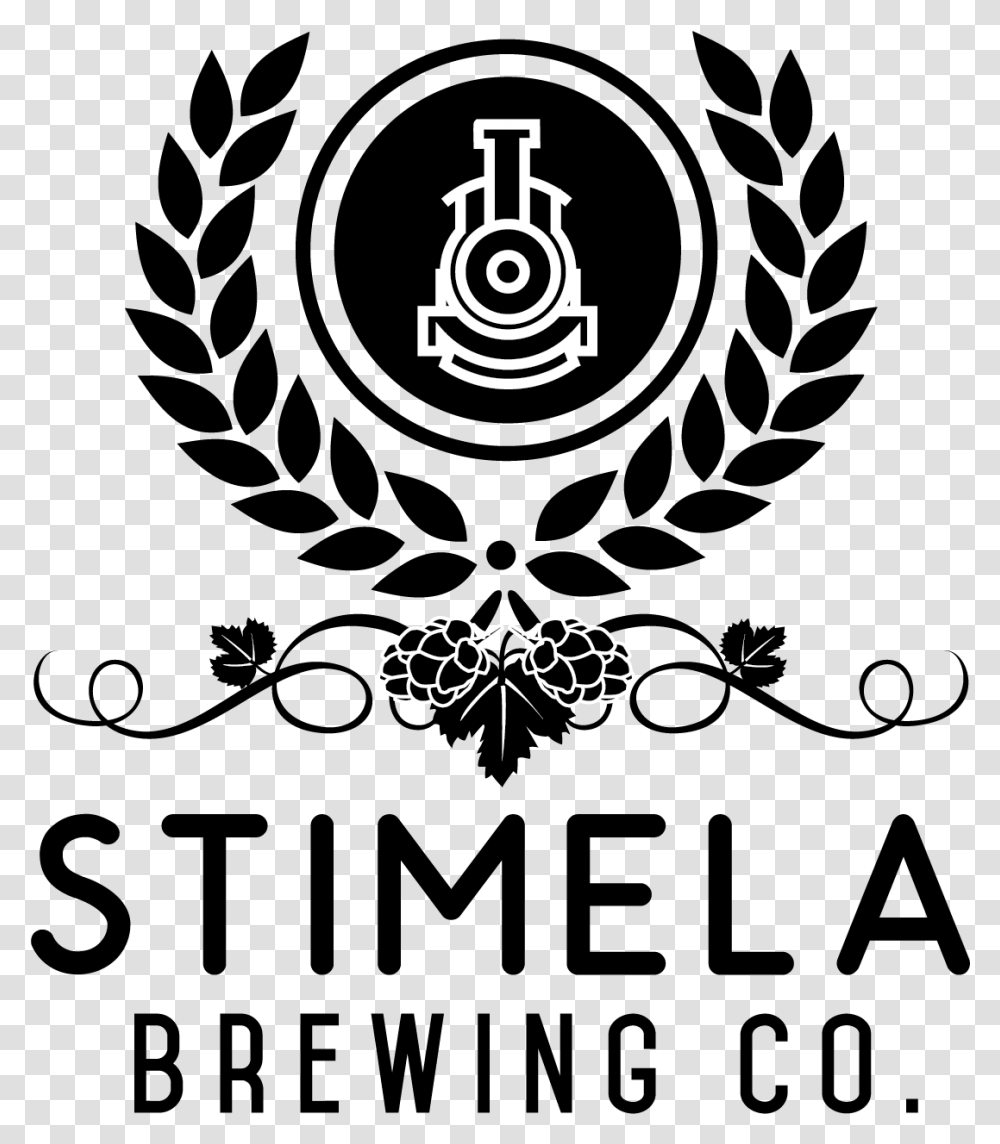Stimela Brewing Co Laurel Wreath Clipart, Stencil, Logo Transparent Png