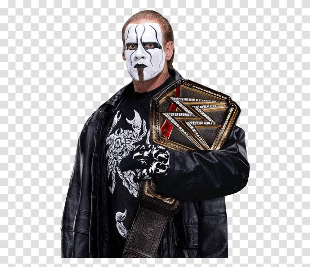 Sting Wwe World Heavyweight Champion Sting With Baseball Bat, Performer, Person, Human, Clothing Transparent Png