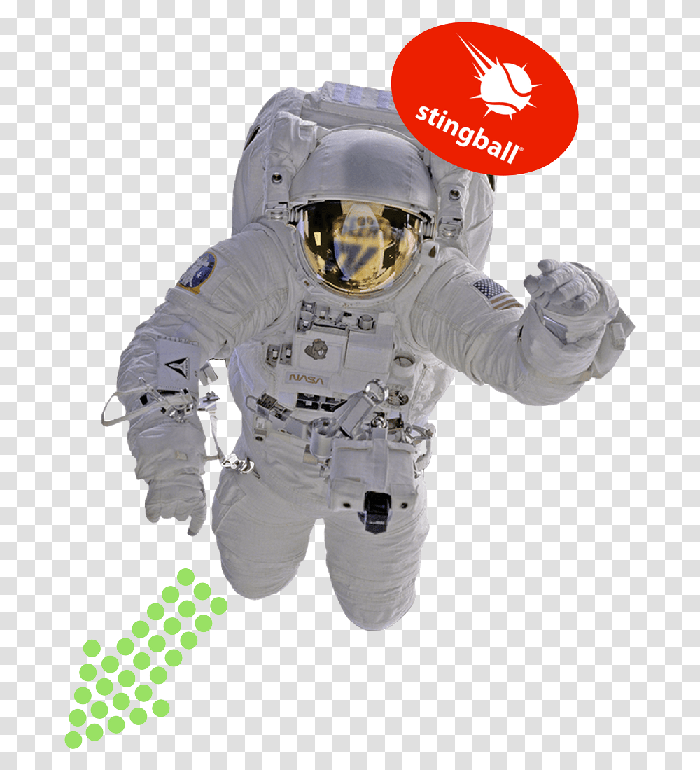 Stingball Space Man Astronaut, Helmet, Apparel, Person Transparent Png