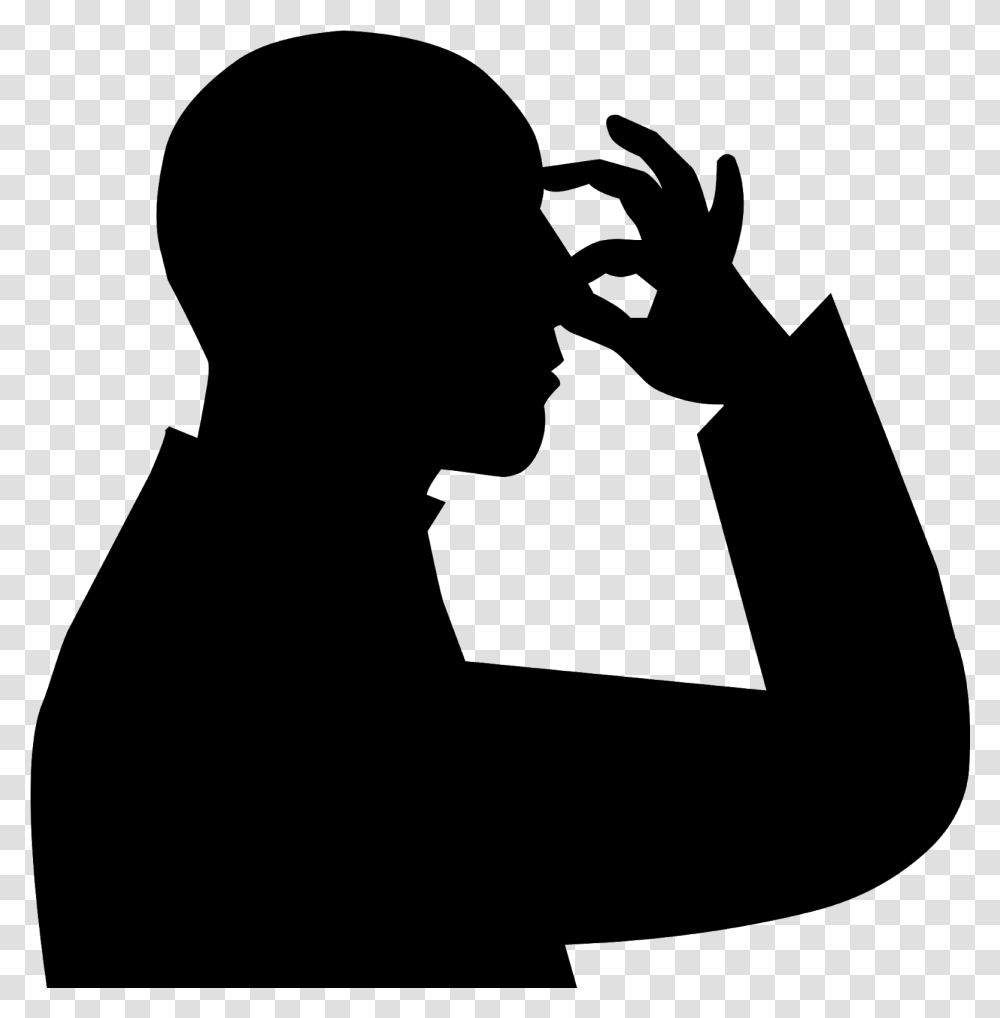Stink Smell Silhouette Nose Disgust Bad Smelly, Gray, World Of Warcraft Transparent Png