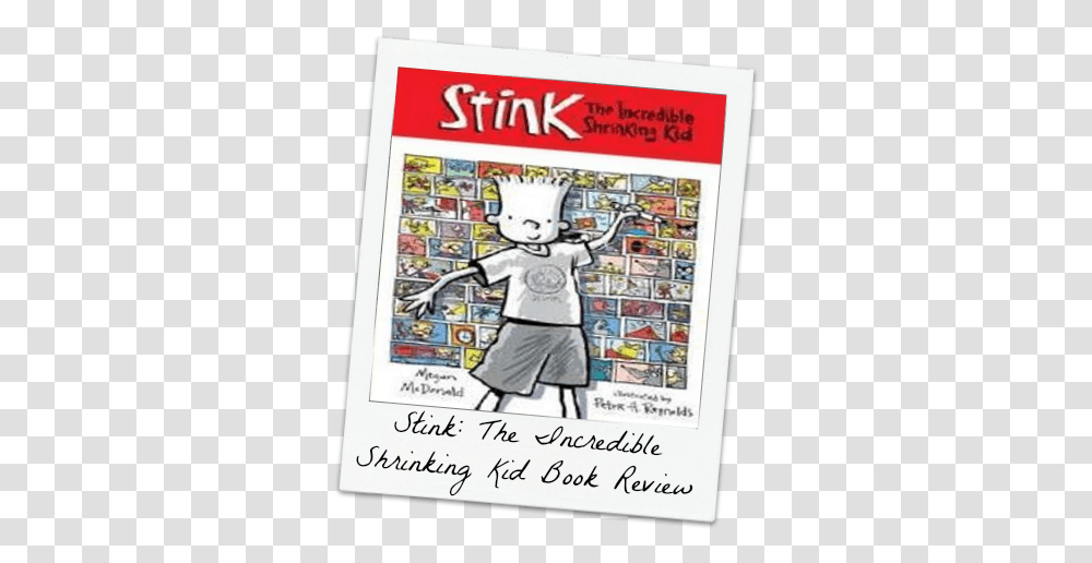 Stink The Incredible Shrinking Kid Cartoon, Person, Human, Book, Text Transparent Png