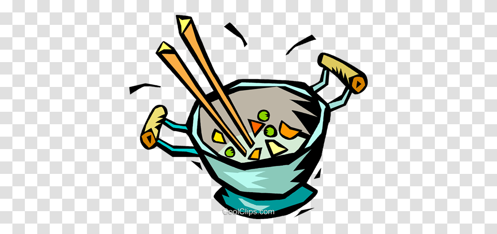 Stir Fry In A Wok Royalty Free Vector Clip Art Illustration, Leisure Activities, Sport, Sports, Drawing Transparent Png
