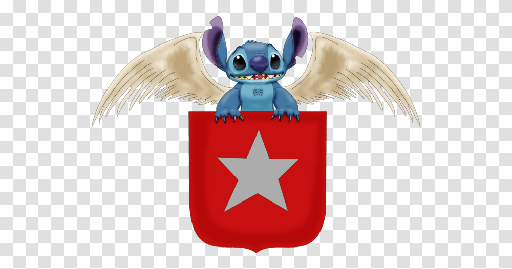Stitch And Angel, Star Symbol, Bird, Animal Transparent Png