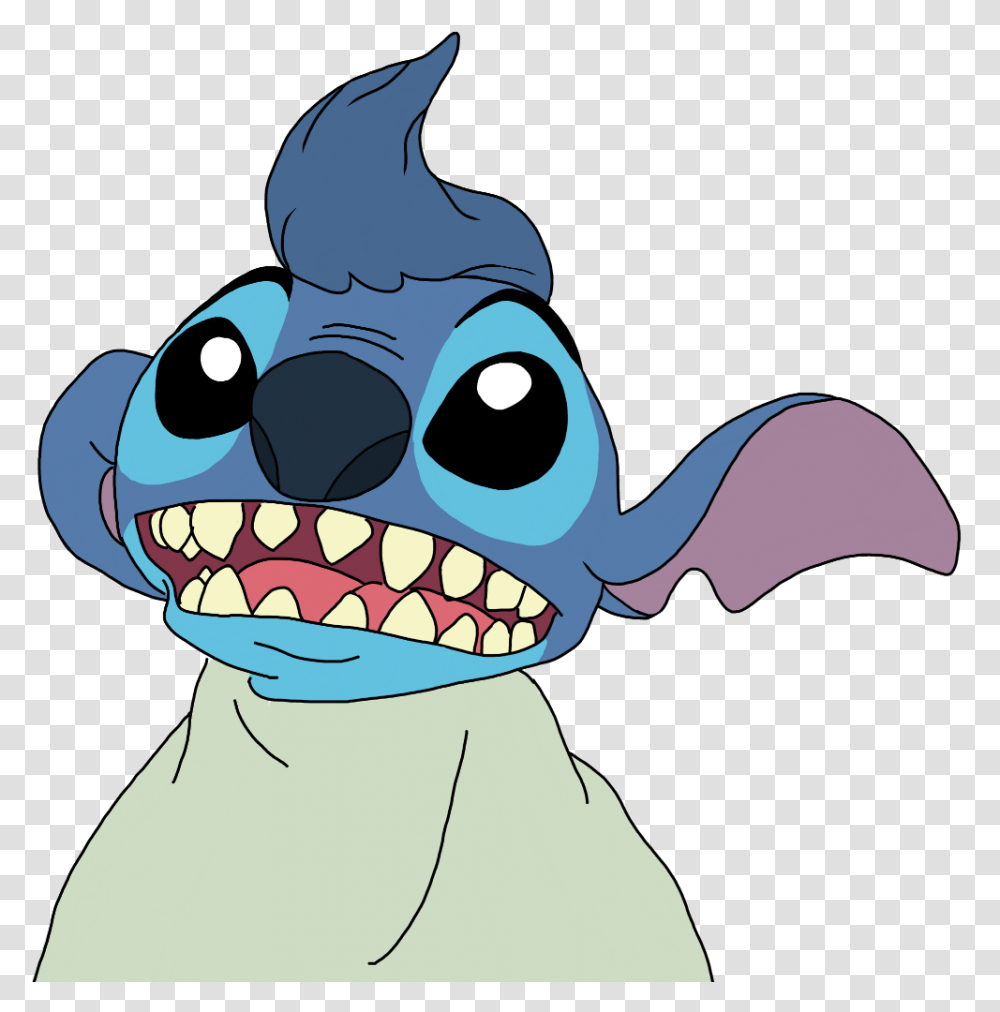 Stitch Liloandstitch Disney Cartoon Blue Alien Monster Stitch Disney Cartoon, Teeth, Mouth, Lip, Person Transparent Png