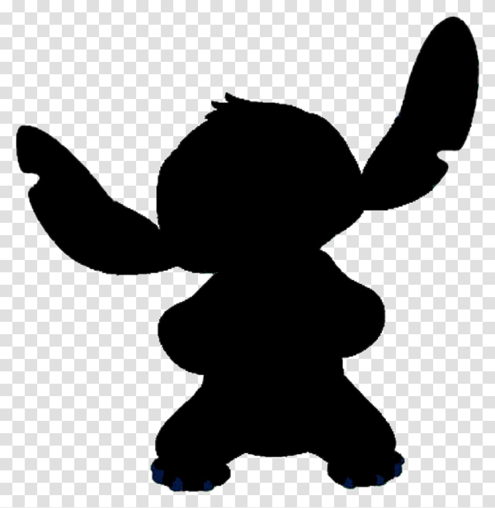 Stitch Sombra Shadow, Silhouette, Stencil, Cupid, Person Transparent Png