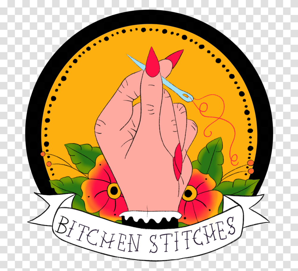 Stitches, Label, Meal, Food Transparent Png