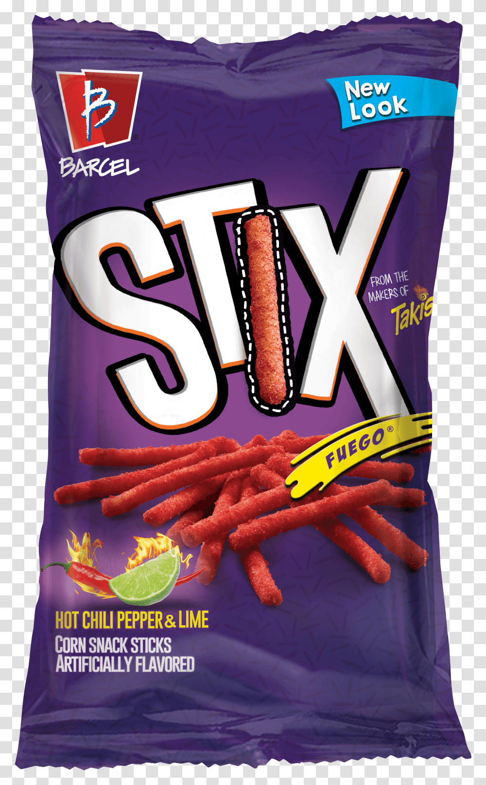 Stix Fuego Flavored Corn Snacks 9 Stix Fuego, Lobster, Food, Animal, Text Transparent Png