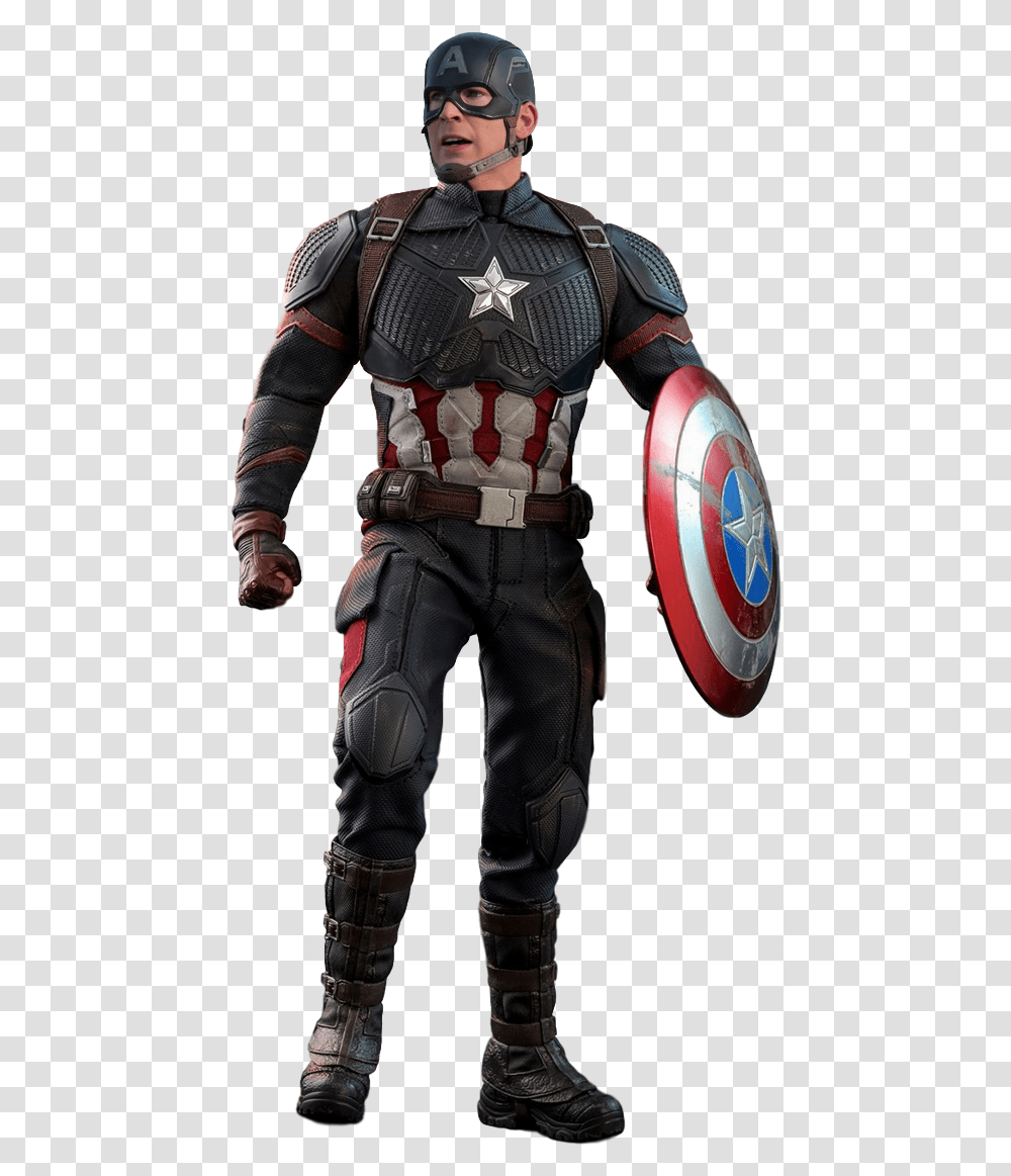 Stock Avengers Captain America Avengers Endgame Captain America Figure, Person, Human, Helmet Transparent Png
