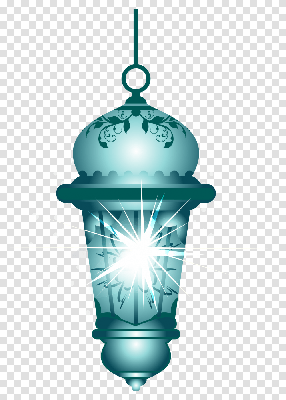 Stock Blue Islamic Transprent Islamic Light, Lamp, Architecture, Building, Tower Transparent Png