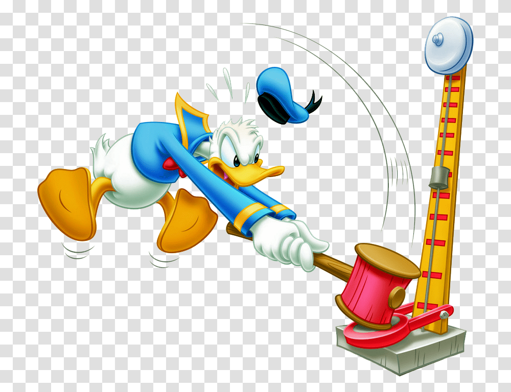 Stock Carnival Games Clipart Donald Duck With Hammer, Toy Transparent Png