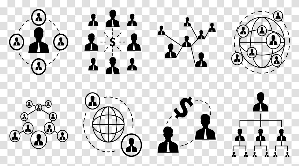 Stock Computer Icon Organization Chart Org Chart Icon, Person, Human, Audience Transparent Png