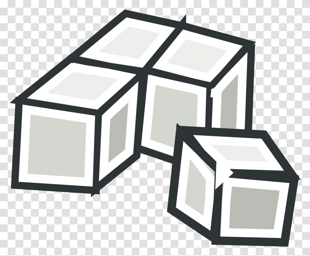 Stock Ice Cubes Clipart Black And White Ice Cube For Coloring, Rubix Cube, Furniture Transparent Png