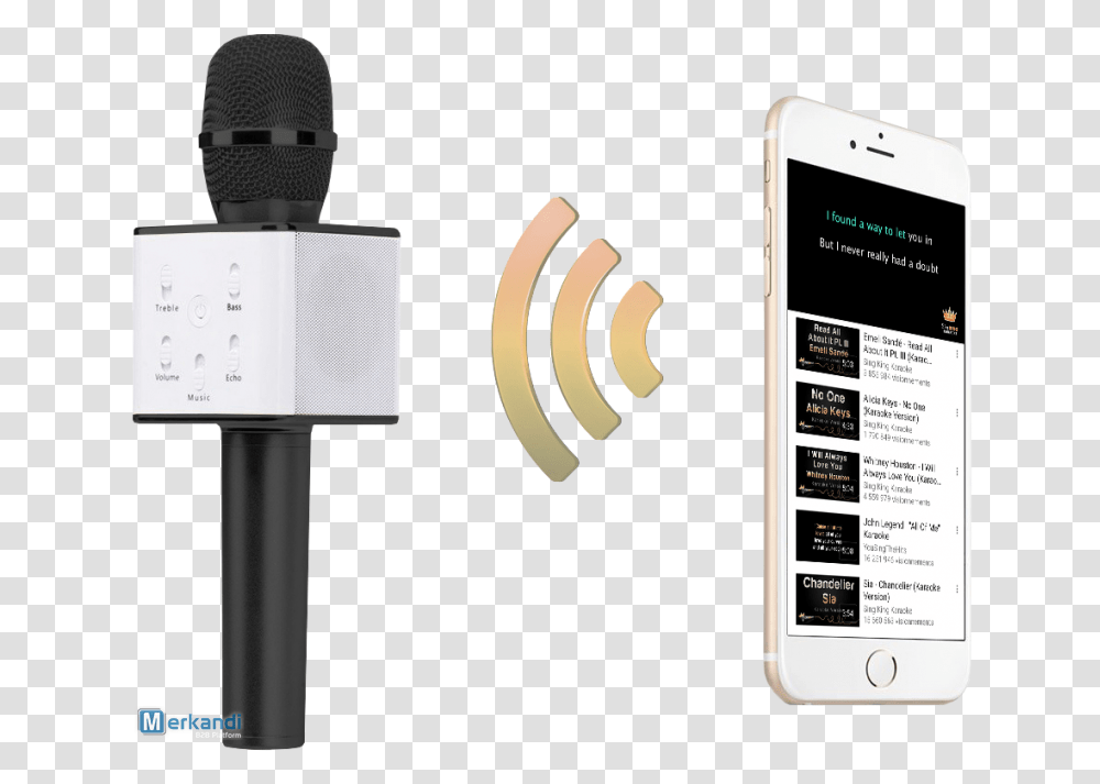 Stock Of Karaoke Microphones, Mobile Phone, Electronics, Cell Phone, Electrical Device Transparent Png